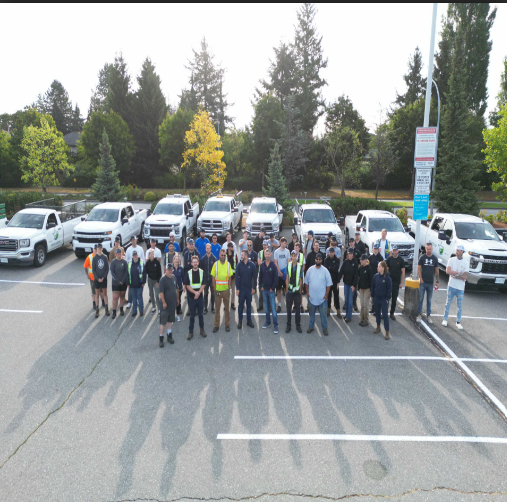 WhiteStar crew providing landscaping services in BC